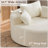 55'' Oversized Round Boneless Chaise Lounge Chair-128966218