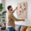 Cherry Blossom Branch Japandi - Wrapped Canvas-940924778-940924816