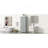 Tall Storage Cabinet With Two Drawers For Bathroom/Office, Grey-206257059
