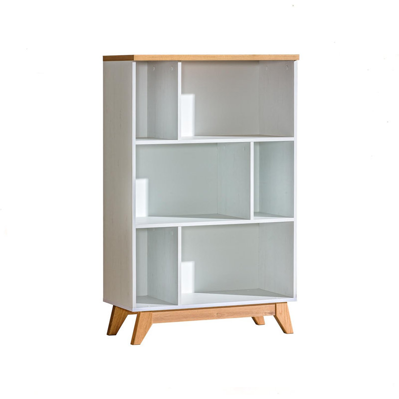 Waldron 127.3 cm H x 80 cm W Geometric Bookcase