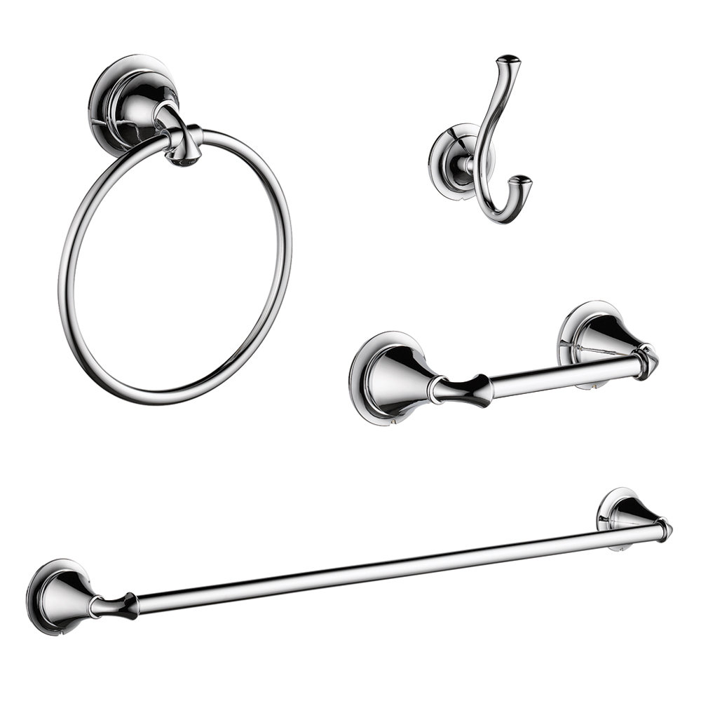Linden 4 Piece Bathroom Hardware Set Delta 