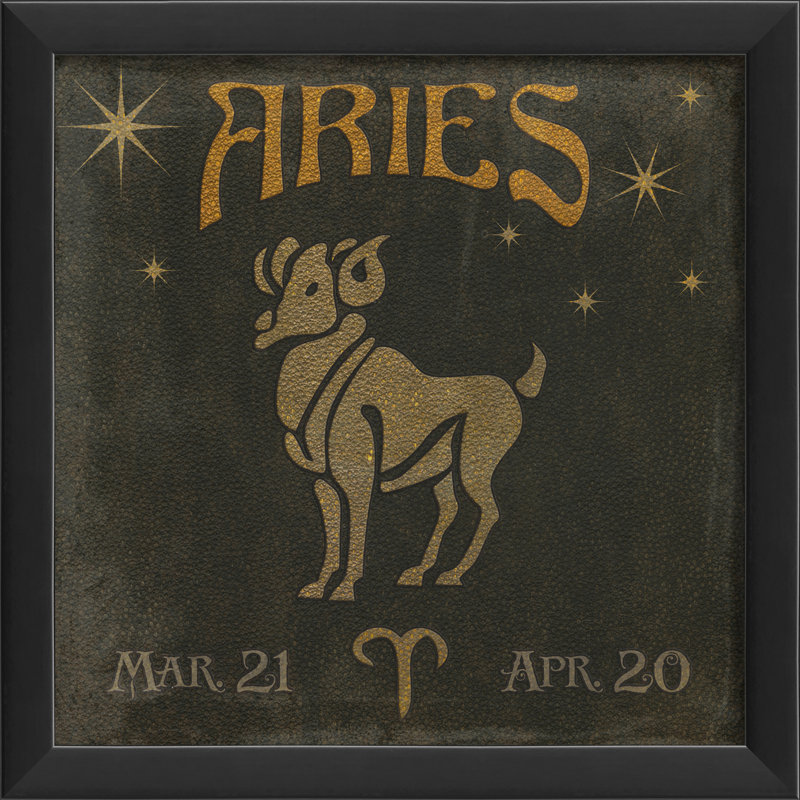 « aries », impression encadrée Zodiac