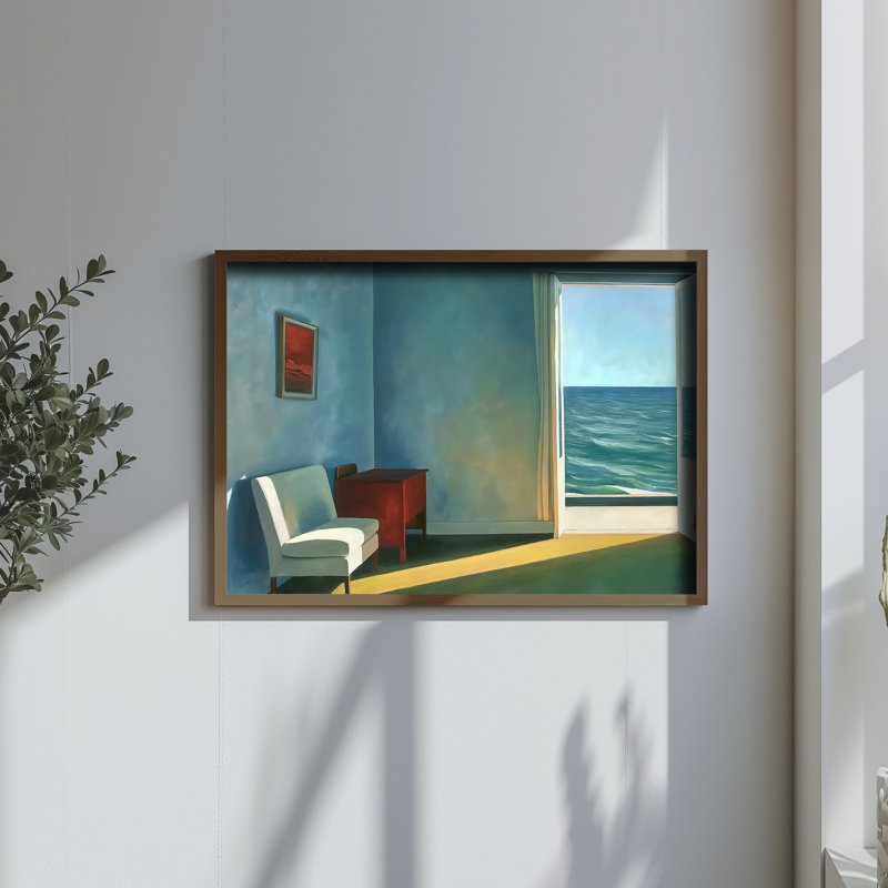 Elegant Decorative Framed MDF Painting, 13.8 x 18.5 x 0.1 inches | 100% MDF with 3 mm Thickness, 100% Pine Wood Frame | UV Printed Artwork for Stylish Home Decor, Perfect for Living Room or Office