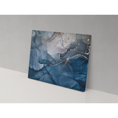 Marble Sea - Wrapped Canvas Painting