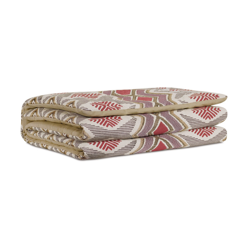 Joaquin Geometric Linen Bed Runner, Queen