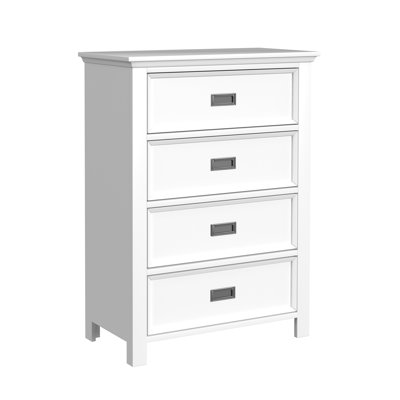 Komeka Kids 4-Drawer Chest in Charcoal