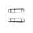 Adhesive Shower Caddy Set, Bathroom Organizer with Adjustable Hooks-67187132