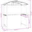 Azelea 2m x 1m Steel BBQ Gazebo
