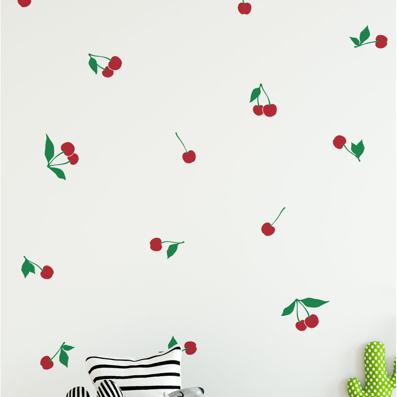 Adhésif décoratif fruit Cherry, Rouge