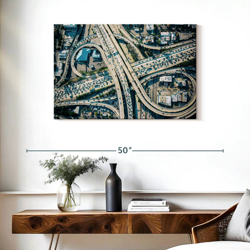 LA Freeway Interchange, 24" H x 36" W