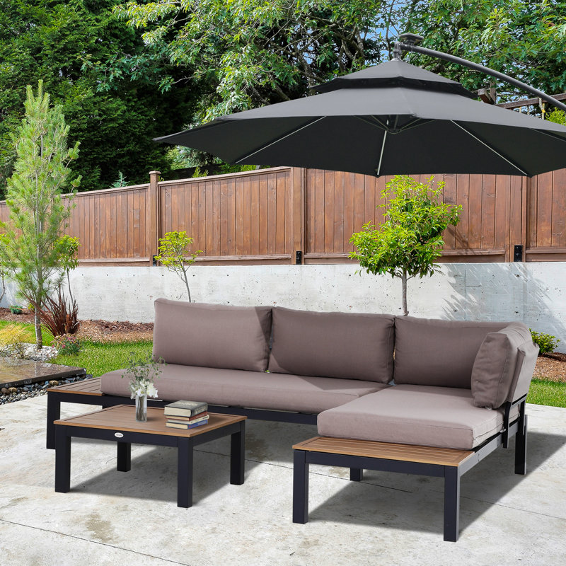 Maddox 3 - Person Seating Group with Cushions