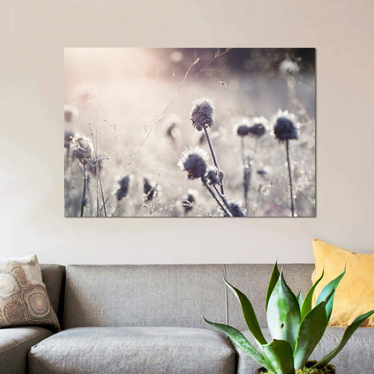 « frost i », impression sur toile, H 12 po x l 18 po x P 1,5 po, Toile tendue