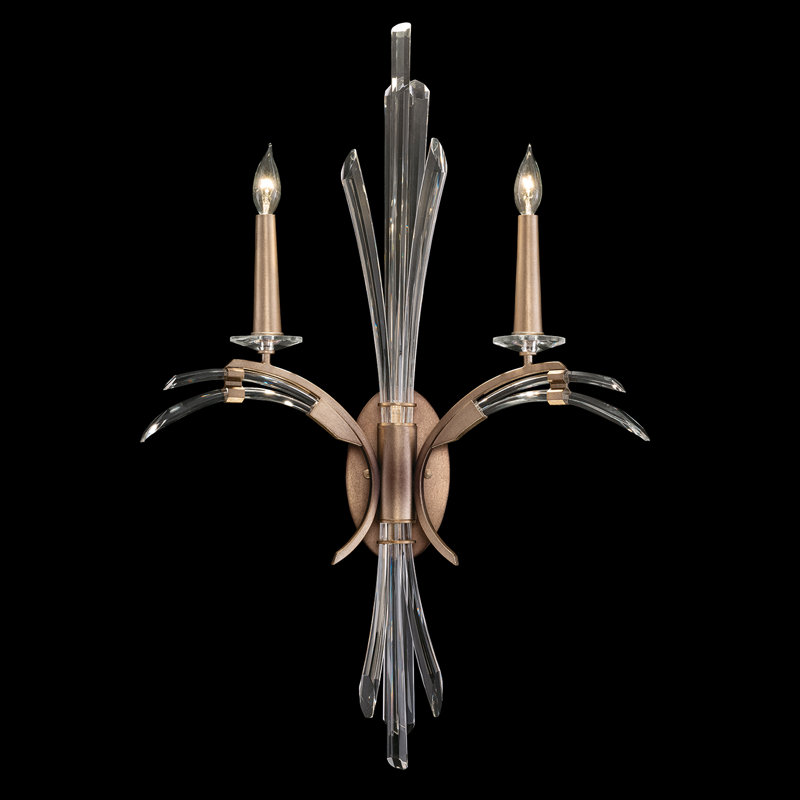 Trevi Candle Wall Light, Soft Bronze