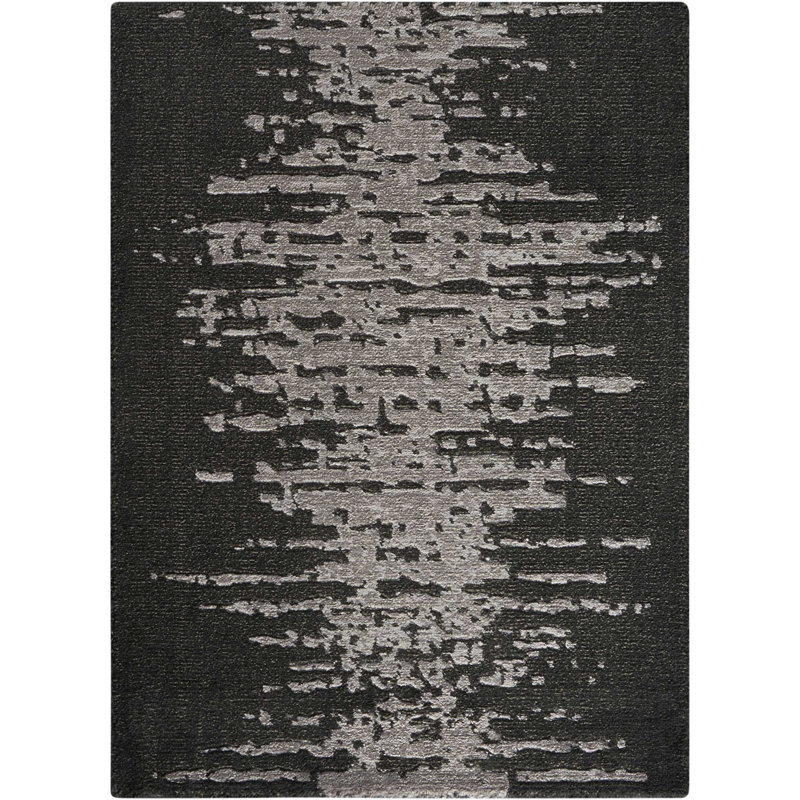 Sanatoga Wool Abstract Indoor Rug, Rectangle 9'9" x 13'9"