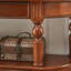 Console en bois massif de couleur noyer clair-825468832-825468837