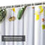 Rideau de douche d'automne avec 12 crochets-740794739