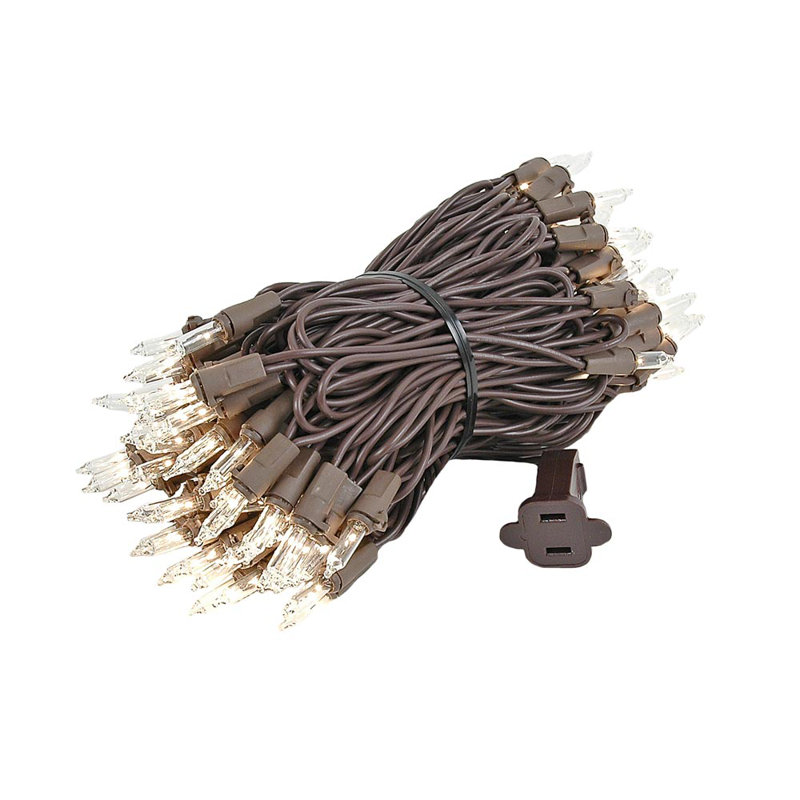 Guirlande de Noël 100 lumières, H 1,5 po x l 408 po x P 0,4 po