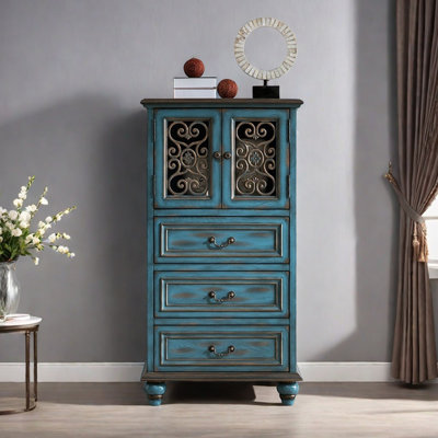 Armoire d'appoint polyvalente de style rustique américain