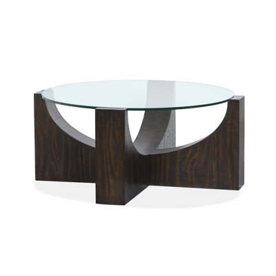 Janda Round Cocktail Table With Casters