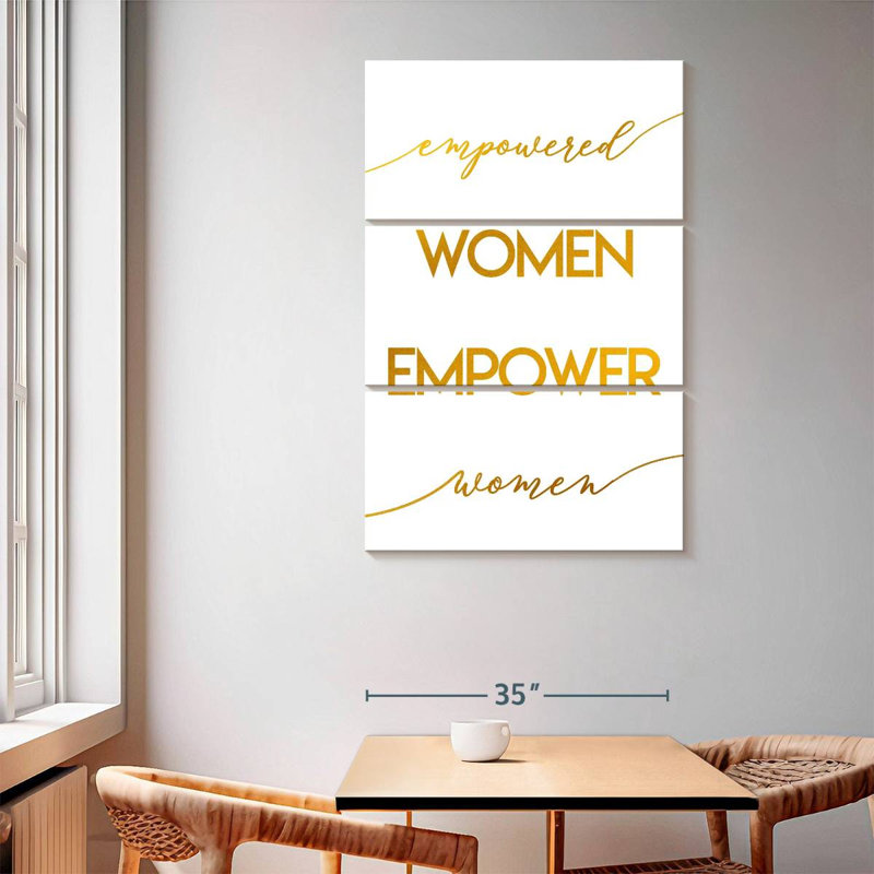 Citation de Tergel Empowered Women, H 65 po x l 42 po