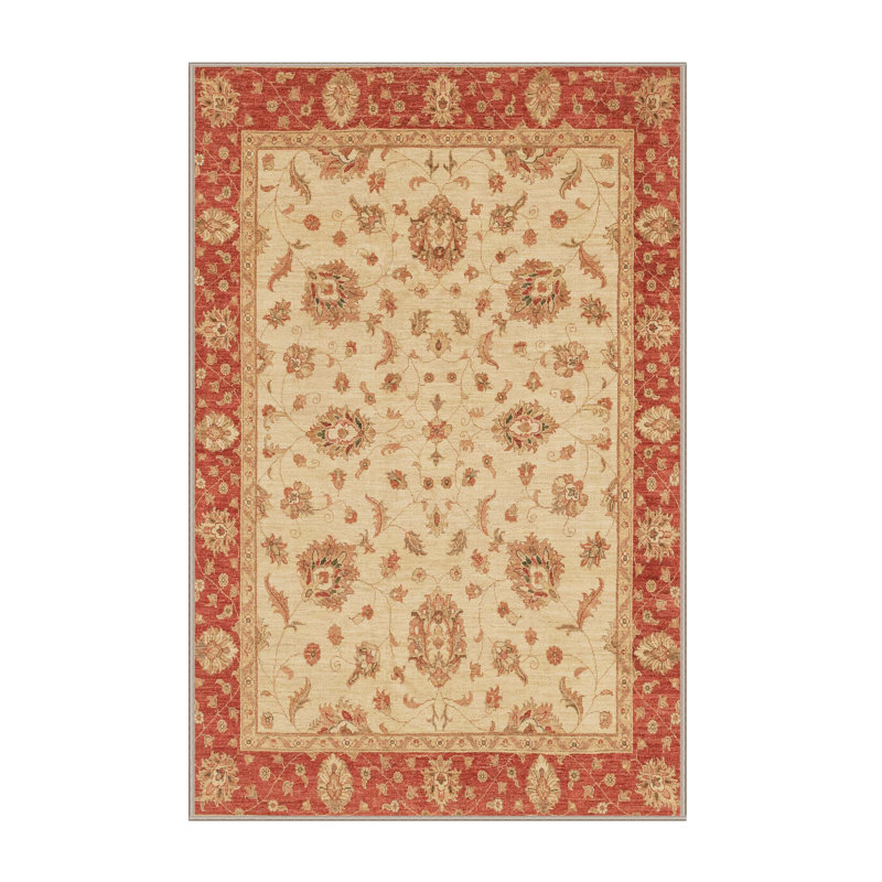 Tapis décoratif multicolore à motif abstrait, Rectangle 7 pi x 10 pi