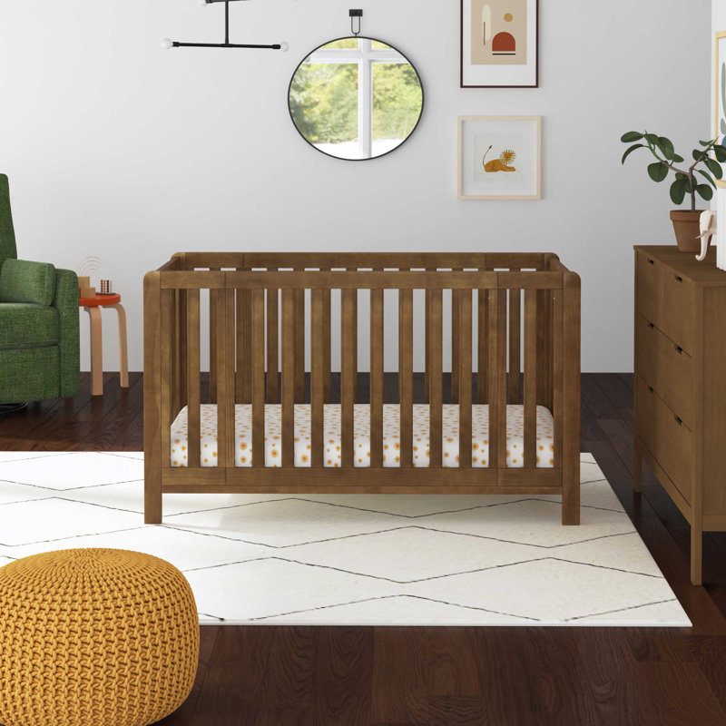 Lit de bébé convertible 6 en 1 Colby GROW, Noyer