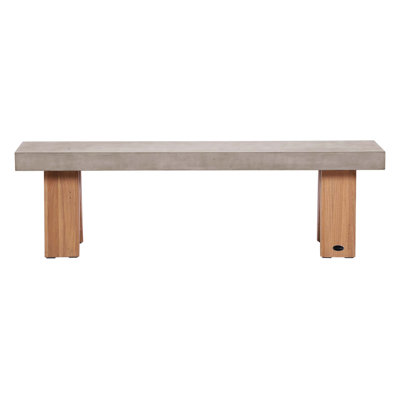Banc d'extérieur en béton Clip