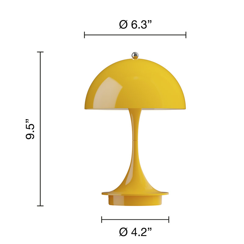 Panthella 160 Portable, 2.5W, Yellow, Yellow