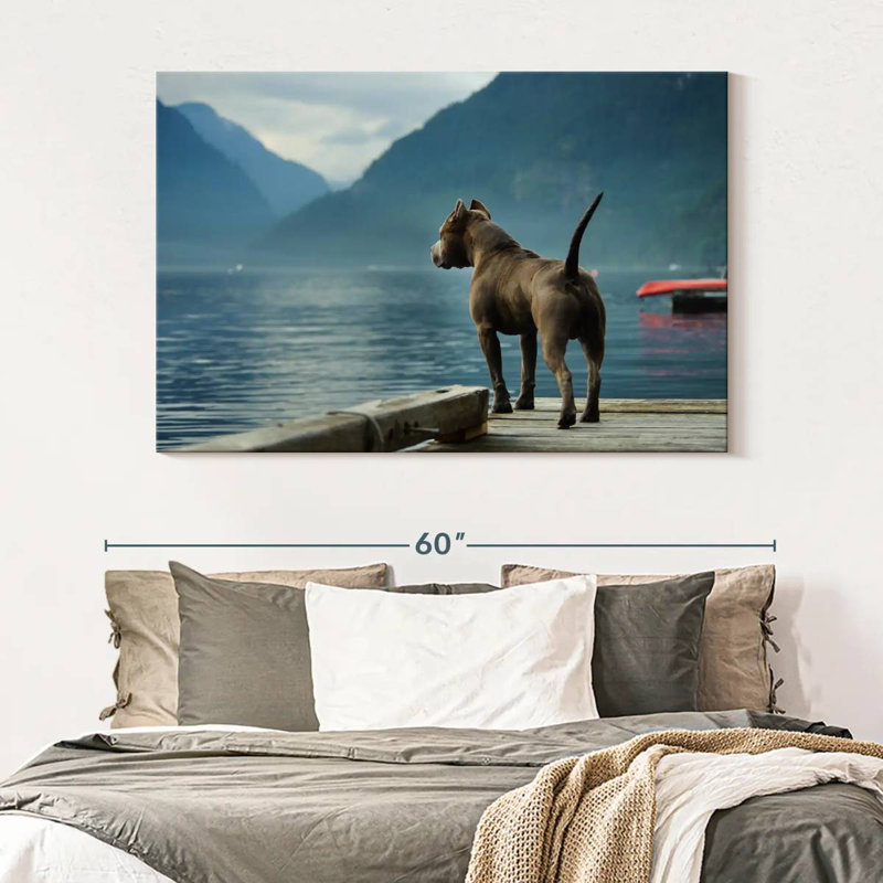 Brampt Pierside Pit Bull, 34" H x 51" W