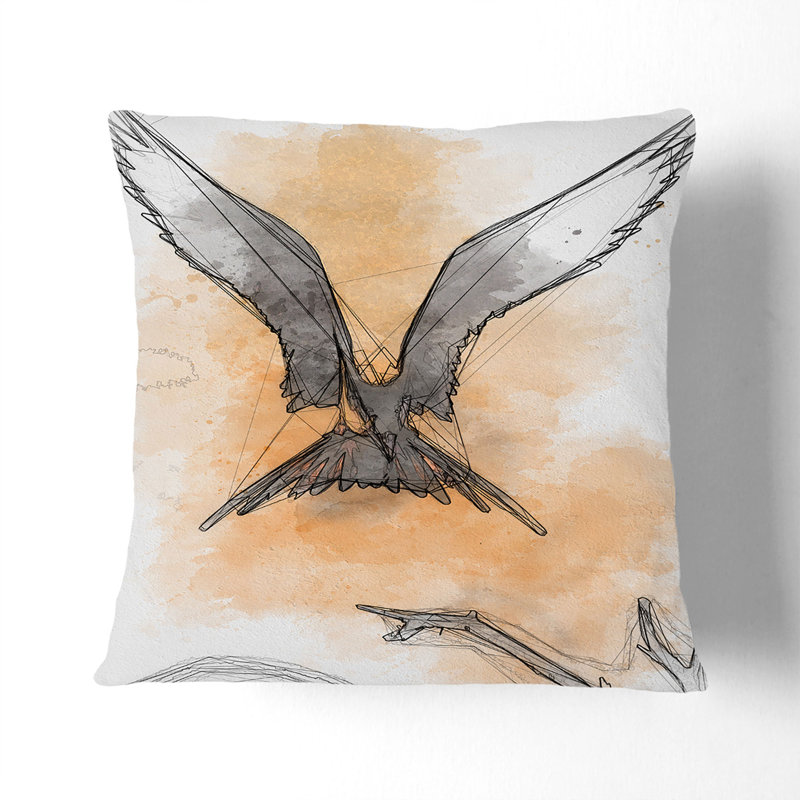 Abstract Square Cushion, 55 x 55 cm