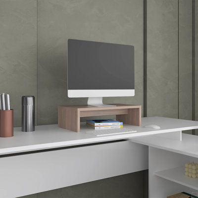 Desk 5.4" H, With 1 Shelf