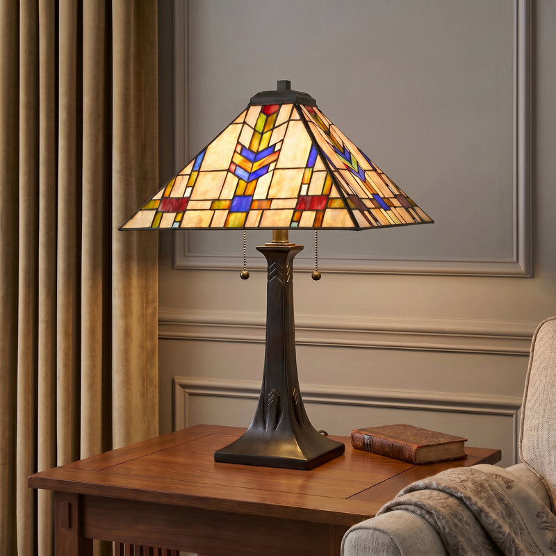 Draxen 2-Light Valiant Bronze Table Lamp