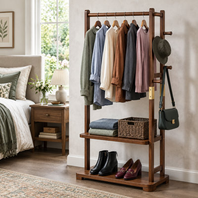 Solid Wood Freestanding 5 - Hook