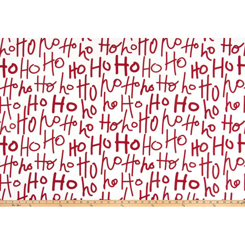 Coussin de Noël Ho Ho Ho, Square 15"