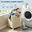 Plastic Laundry Basket with Handles-134993454-134993456