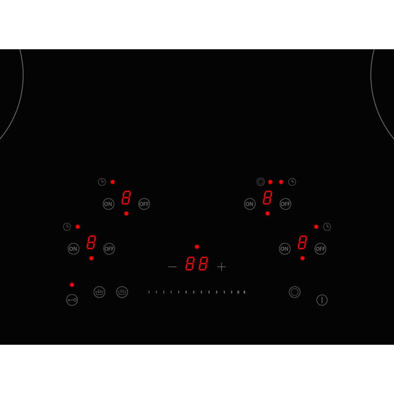 Bertazzoni 30" Black Electric Cooktop