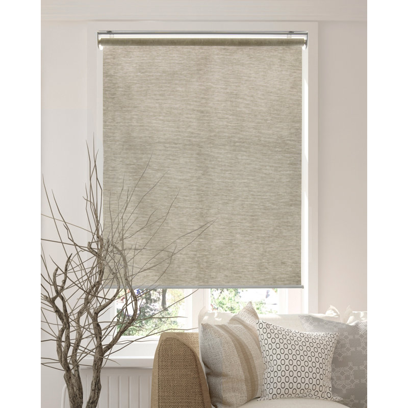 Cordless Roller shade, Felton Sand, 27"W x 72"L