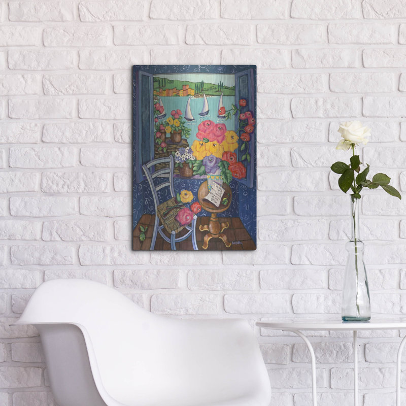 «Une Vue de Reve» par Holly Wojhan, art mural en métal, 16 po x 24 po, H 24 po x l 16 po