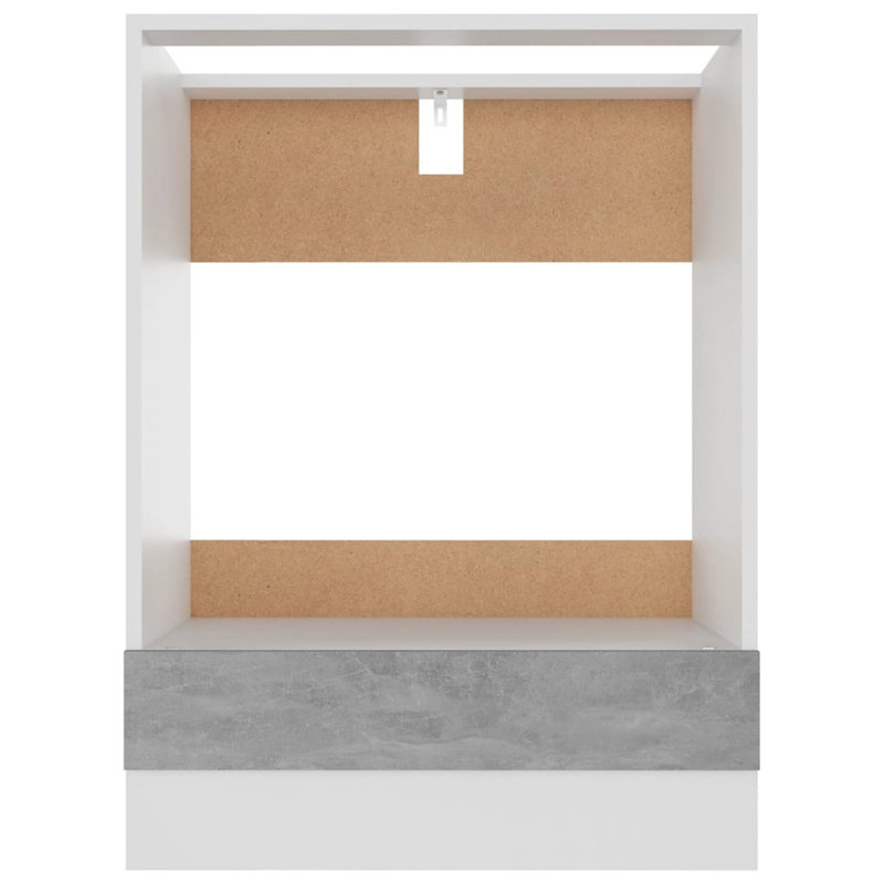 Oven Cabinet 60X46x81.5 Cm, Light Grey