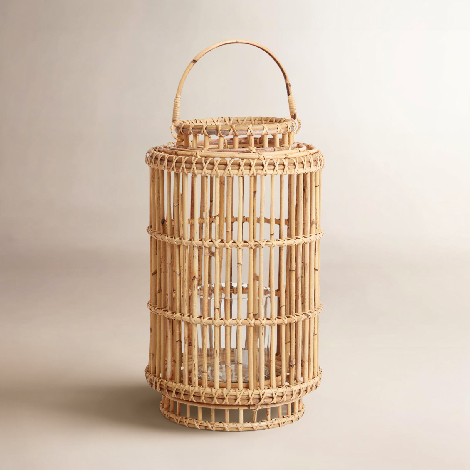 Wood Lantern Candle Holder