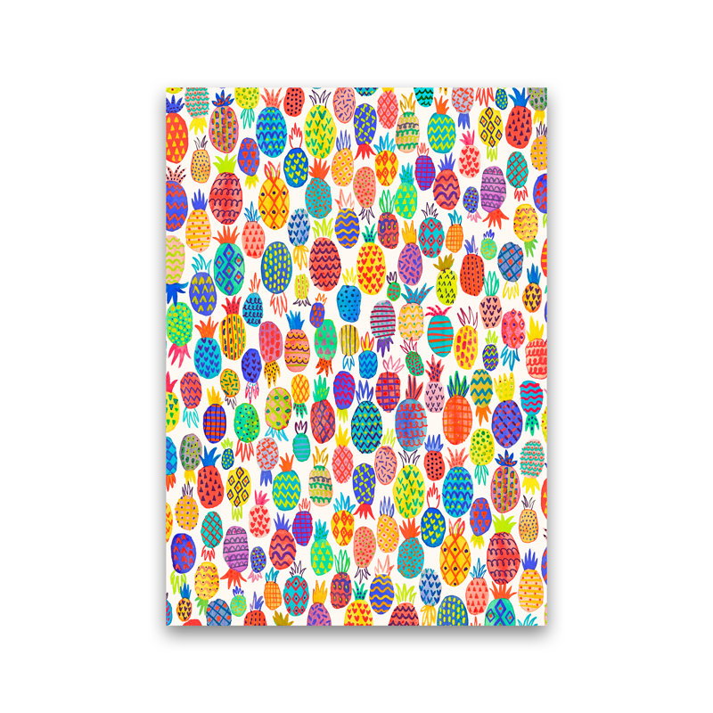 Cute Pineapples - Print, No Framed, 42cm H x 30cm W x 1cm D