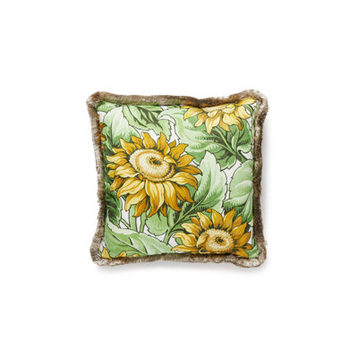 Folklore Floral Square Pillow Cover & Insert