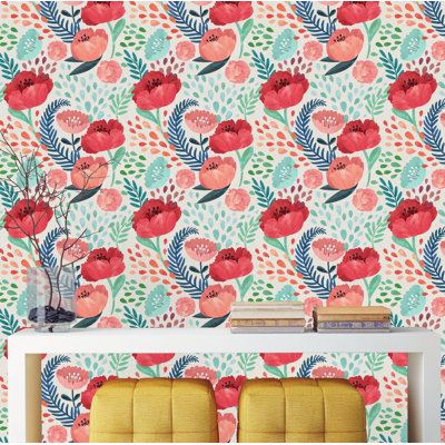 Rouleau de papier peint Atholl Poppy