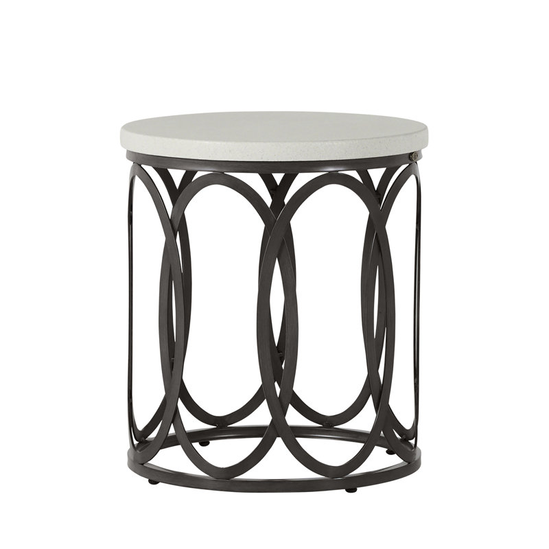 Copeland Ella Side Table, Travertine