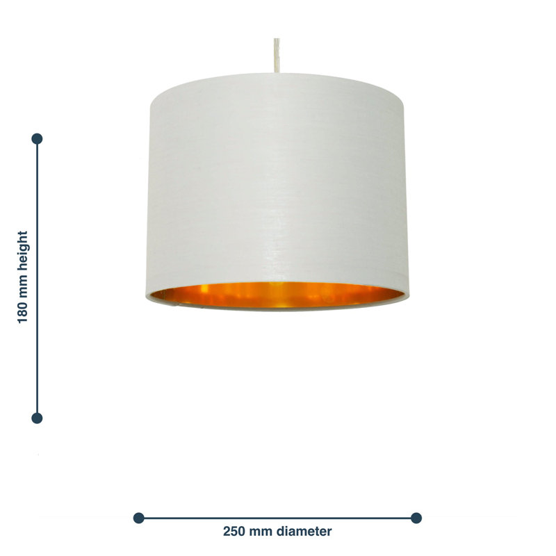 18 cm H Drum Cotton Pendant Shade ( Uno )