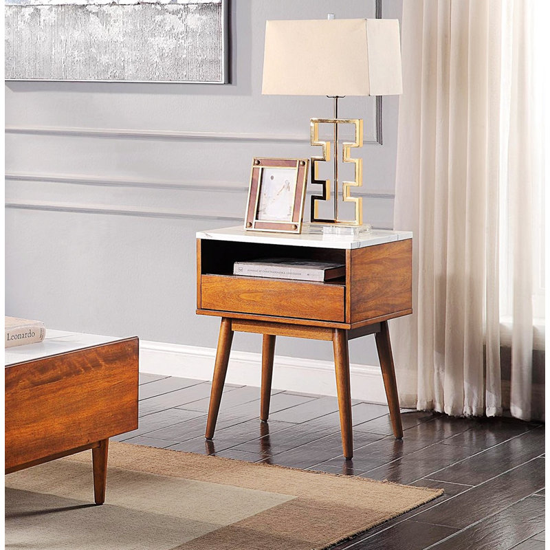 Ameina End Table with Storage