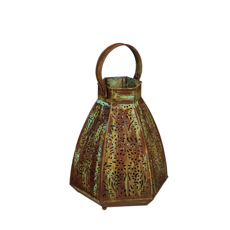 11'' H Metal Tabletop Lantern