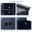 Armoire de cuisine autoportante de 70,9 po de hauteur avec 4 portes et 3 tiroirs-130084416