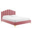 Grand lit plateforme en velours Olivia-1892347231