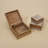 Decorative Keepsake Box, Compact Handmade Square Organizer For Dresser Desk Shelf
